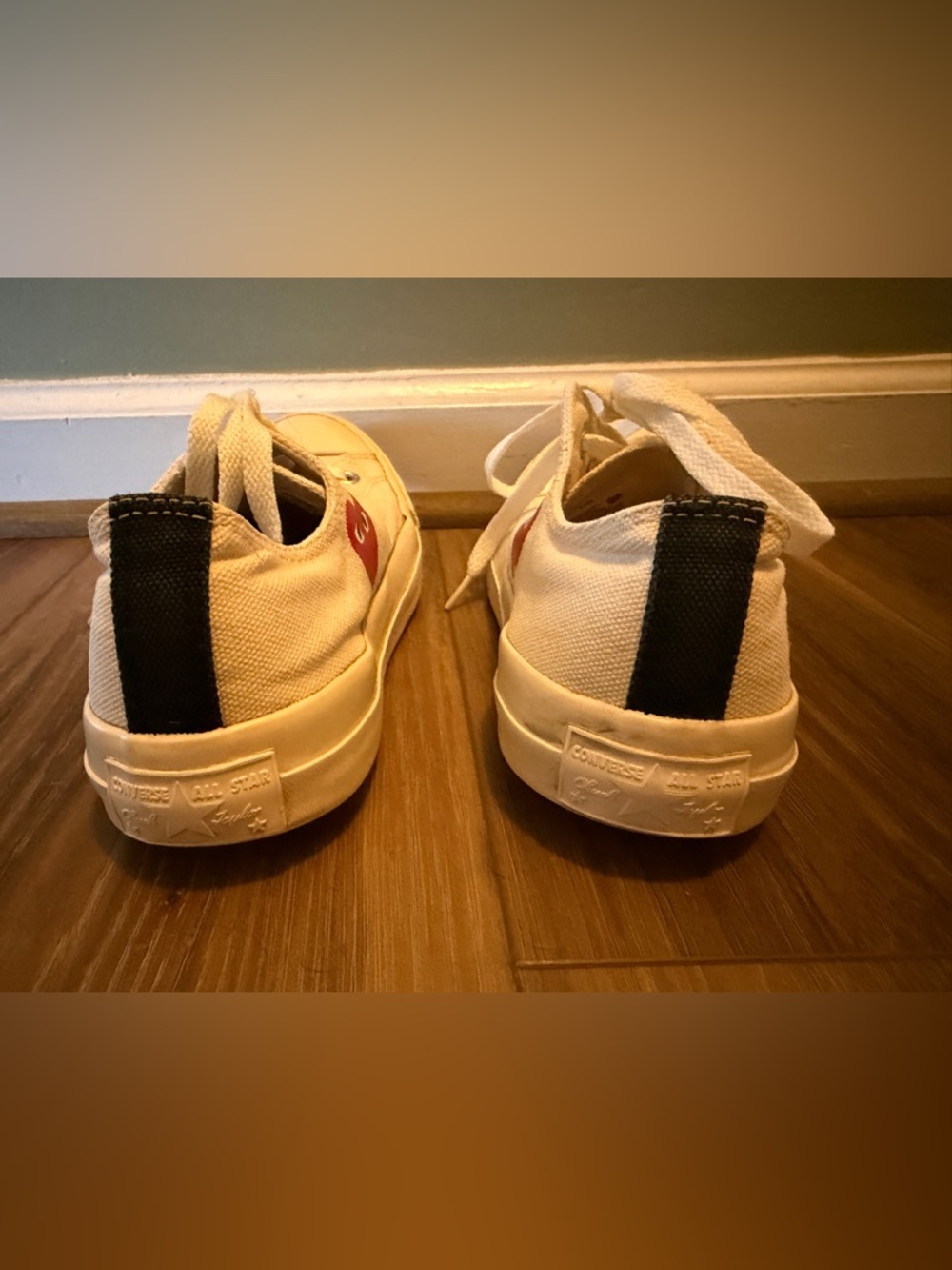 Comme des Garçons PLAY x Converse Chuck 70 Low size women’s 8 - Picture 8 of 11